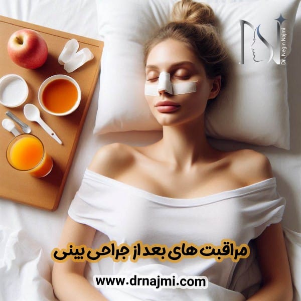 مراقبت های بعد از جراحی بینی - دکتر نگین نجمی